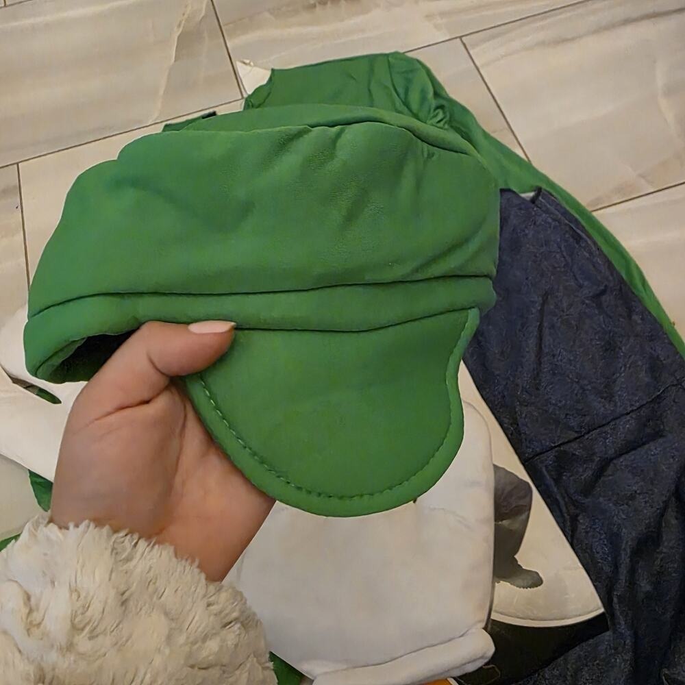 Super Mario Brothers Bros Luigi Adult Nintendo Video Game Costume - Large - Picture 8 of 16